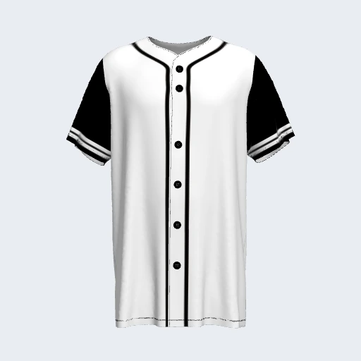 Baseball Jersey (Full Button), Design 002