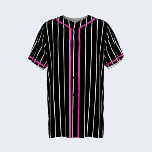 Baseball Jersey (Full Button), Design 005