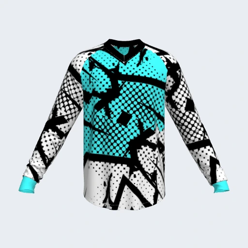Turquoise Halftone