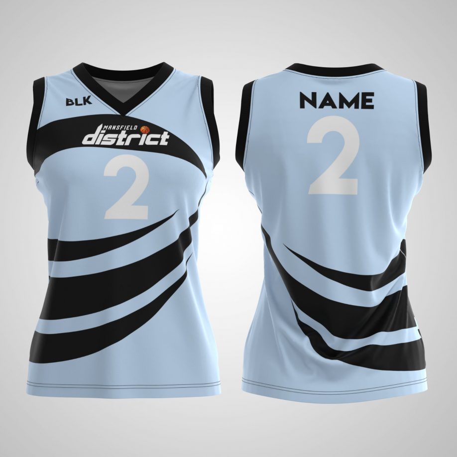 Sublimated Women's Basketball Jersey Top for Girls Basketball Teams