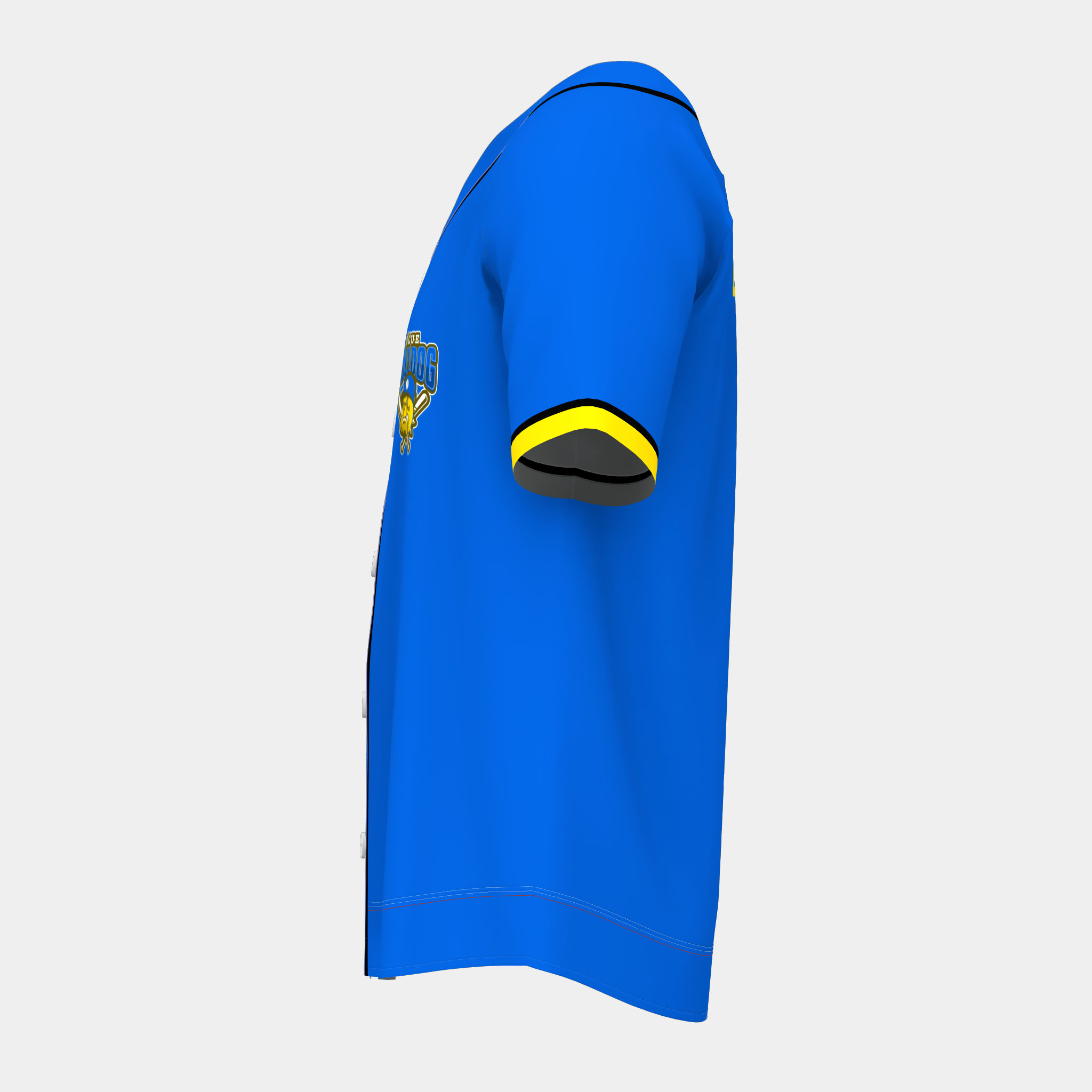 Men's Baseball Jersey with Piping Men's Baseball Jersey with Piping